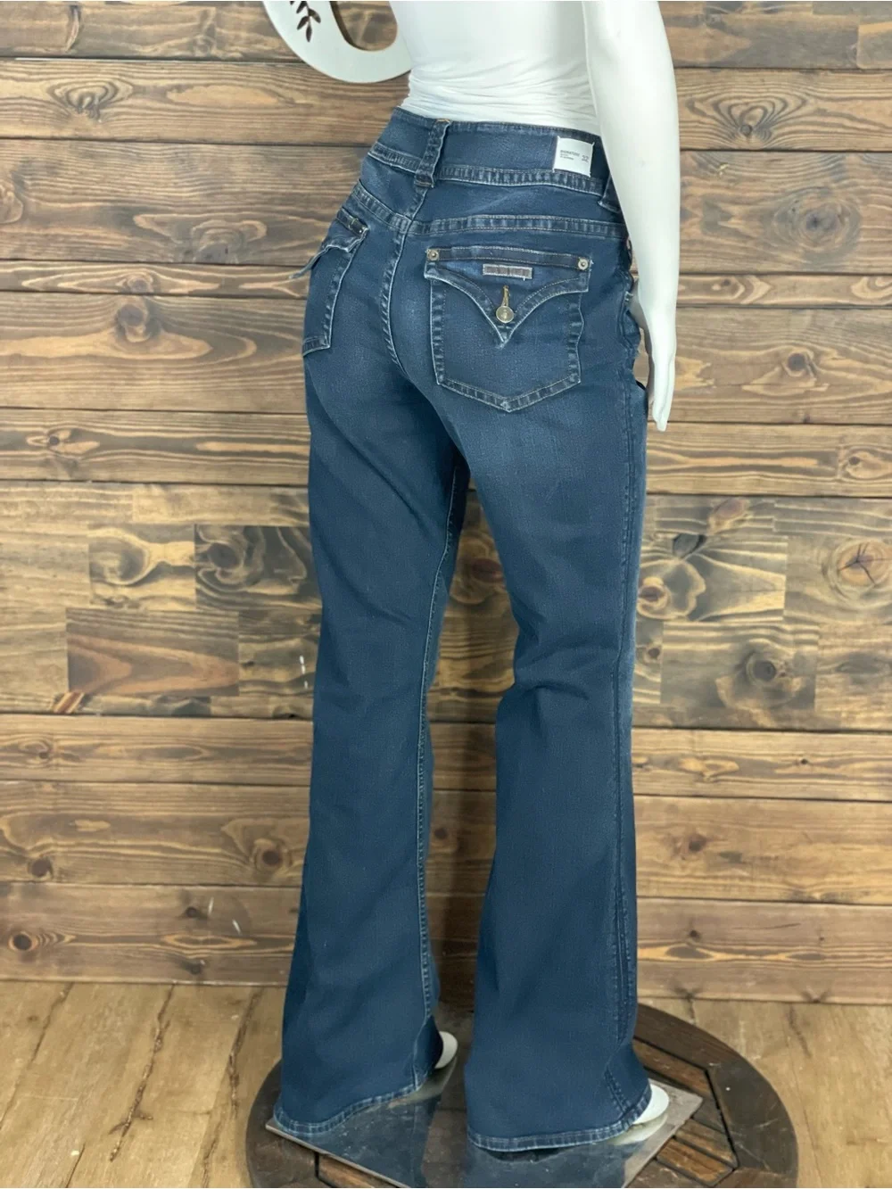 Hudson | Signature Bootcut Denim Jeans Indigo Wide Leg Flare 19 Inch Leg Opening